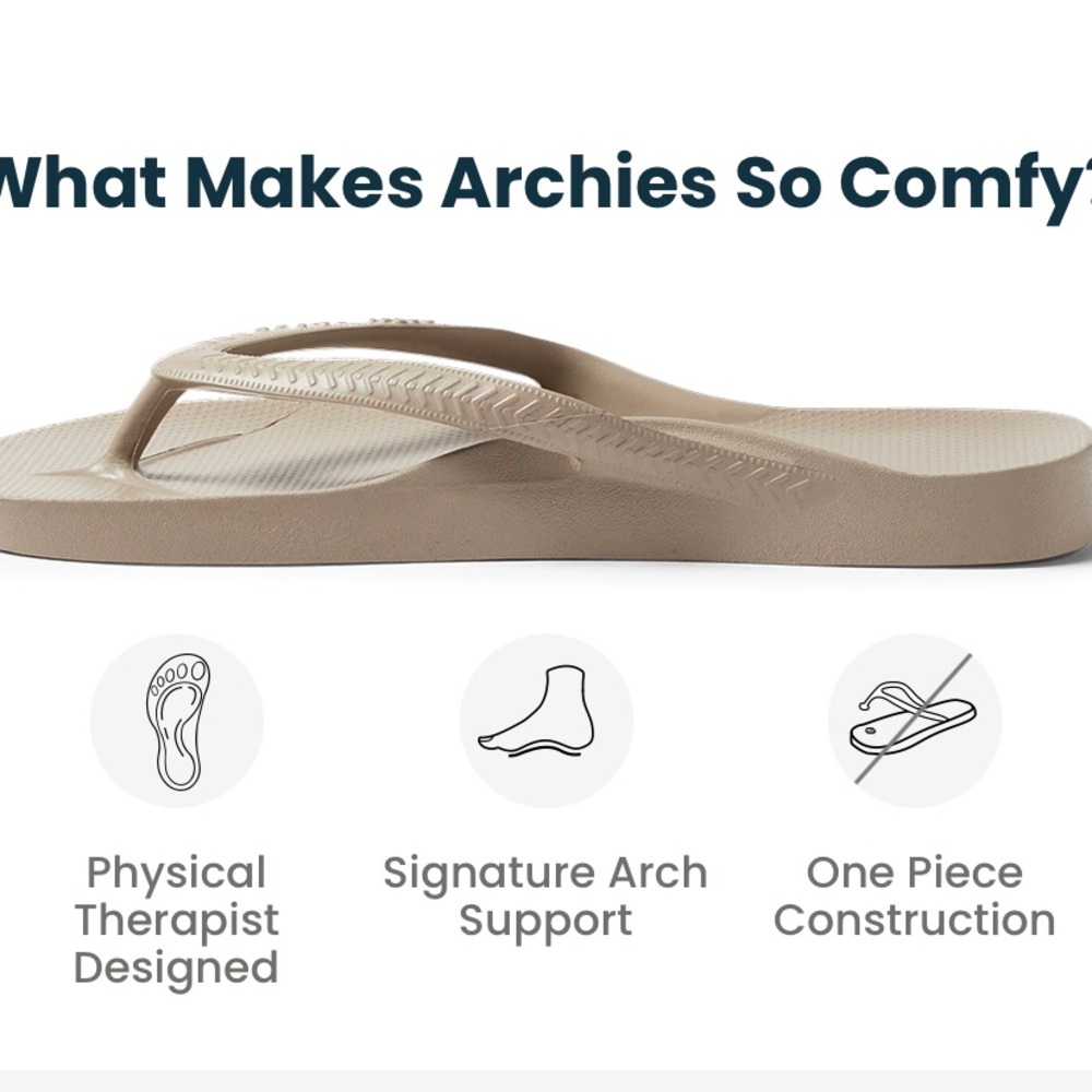 BRAND NEW! Archies Women's/Unisex Sandals - taupe - Picture 4 of 4